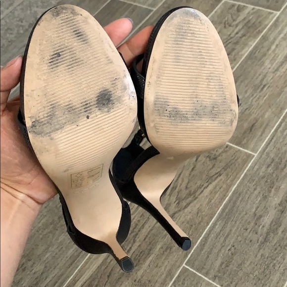 Aldo 4” Black Strap heels - Picture 4 of 4